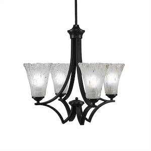 Zilo - 4 Light Chandelier-16 Inches Tall and 19.75 Inches Wide - 466447