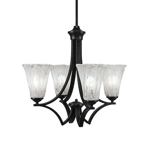 Zilo - 4 Light Chandelier-19.75 Inches Tall and 21 Inches Wide - 698873