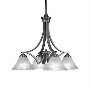 Zilo - 4 Light Chandelier-18.75 Inches Tall and 18.75 Inches Wide - 699110