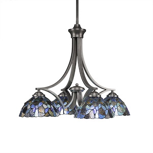 Zilo - 4 Light Chandelier-18.5 Inches Tall and 19.5 Inches Wide - 699099