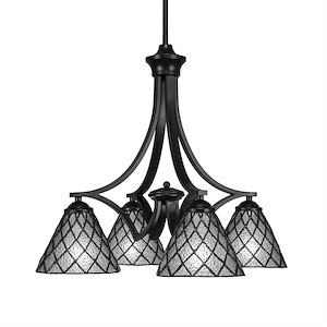Zilo - 4 Light Chandelier-19.5 Inches Tall and 18.75 Inches Wide - 699107