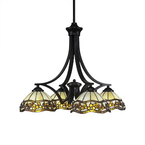 Zilo - 4 Light Chandelier-18.5 Inches Tall and 20.5 Inches Wide - 699097