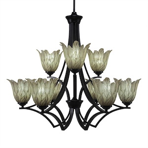 Zilo - 9 Light Chandelier-27.75 Inches Tall and 28.25 Inches Wide - 699065