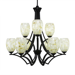 Zilo - 9 Light Chandelier-27.75 Inches Tall and 26 Inches Wide - 699061