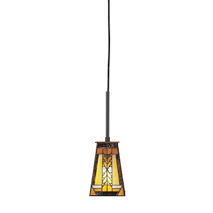 Apollo - 1 Light Cord Hung Mini Pendant-13.75 Inches Tall and 5 Inches Wide - 1339266
