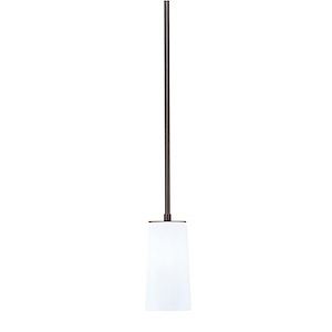 Apollo - 1 Light Stem Hung Mini Pendant-10.5 Inch Tall and 5 Inch Wide - 1431116