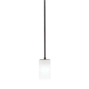 Apollo - 1 Light Stem Hung Mini Pendant-7.25 Inch Tall and 4 Inch Wide - 1431114
