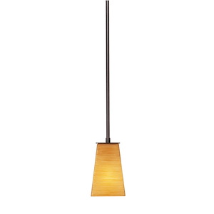 Apollo - 1 Light Stem Mini Pendant With Hang Straight Swivel-7.5 Inches Tall and 5 Inches Wide - 1152395
