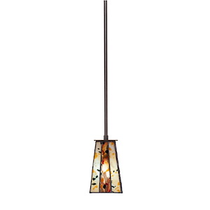 Apollo - 1 Light Stem Mini Pendant With Hang Straight Swivel-7.75 Inches Tall and 5 Inches Wide - 699228