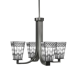 Apollo - 4 Light Chandelier-17.75 Inches Tall and 21.75 Inches Wide - 1150541
