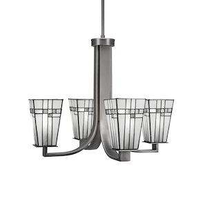 Apollo - 4 Light Chandelier-18 Inches Tall and 22.5 Inches Wide - 398360