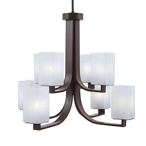 Apollo - 8 Light Uplight Chandelier-22.75 Inch Tall and 26.5 Inch Wide - 1431120