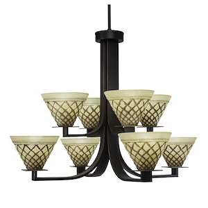 Apollo - 8 Light Chandelier-23 Inches Tall and 30 Inches Wide - 699204
