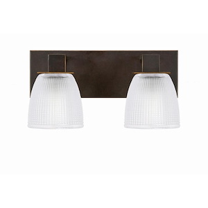 Apollo - 2 Light Bath Bar-6.25 Inches Tall and 13.25 Inches Wide - 732071
