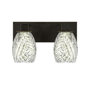 Apollo - 2 Light Bath Bar-8.5 Inches Tall and 13.25 Inches Wide - 732070