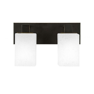Apollo - 2 Light Bath Bar-5.75 Inches Tall and 12.5 Inches Wide - 732073