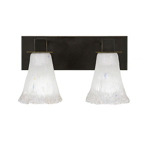 Apollo - 2 Light Bath Bar-8.5 Inches Tall and 14 Inches Wide - 732074