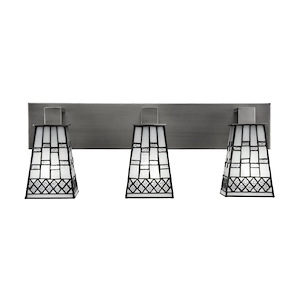 Apollo - 3 Light Bath Bar-9.25 Inches Tall and 23.5 Inches Wide - 489979
