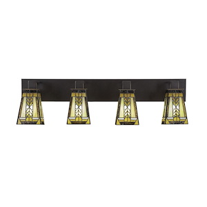 Apollo - 4 Light Bath Bar-9.25 Inches Tall and Inches Wide - 1150525