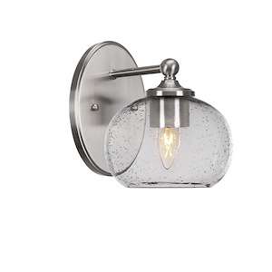 Capri - 1 Light Wall Sconce-8.25 Inches Tall and 7 Inches Wide - 1157672