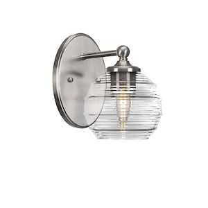 Capri - 1 Light Wall Sconce-8.25 Inches Tall and 6 Inches Wide - 1160266