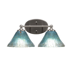 Capri - 2 Light Bath Bar-7.75 Inches Tall and 16.25 Inches Length - 1160624