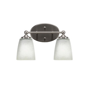 Capri - 2 Light Bath Bar-8.75 Inches Tall and 13.25 Inches Length - 1156501