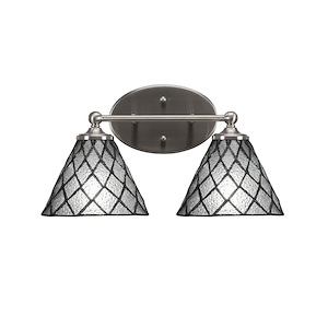 Capri - 2 Light Bath Bar-8.5 Inches Tall and 15.75 Inches Length - 1154720