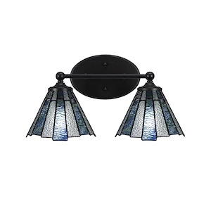 Capri - 2 Light Bath Bar-8.25 Inches Tall and 15.75 Inches Length - 1157938