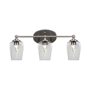 Capri - 3 Light Bath Bar-8.75 Inches Tall and 22 Inches Length - 1156612