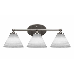 Capri - 3 Light Bath Bar-8.25 Inches Tall and 24 Inches Length - 1155613