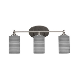Capri - 3 Light Bath Bar-9.25 Inches Tall and 20.75 Inches Length - 1160242