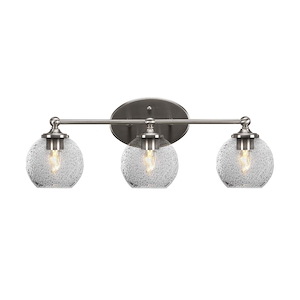 Capri - 3 Light Bath Bar-8.5 Inches Tall and 22.75 Inches Length - 1156769