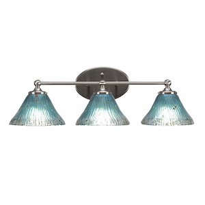 Capri - 3 Light Bath Bar-7.75 Inches Tall and 24.25 Inches Length - 1158996