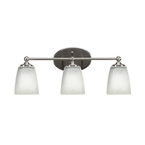Capri - 3 Light Bath Bar-8.75 Inches Tall and 21.25 Inches Length - 1154883