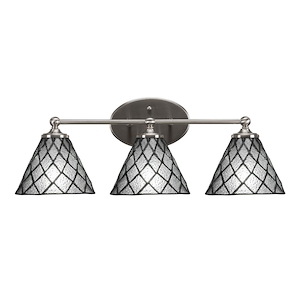Capri - 3 Light Bath Bar-8.5 Inches Tall and 23.5 Inches Length - 1155683