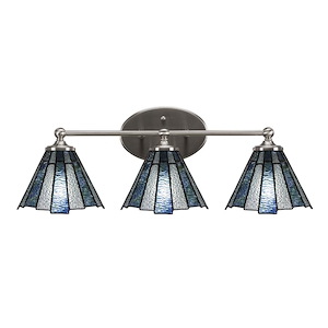 Capri - 3 Light Bath Bar-8.25 Inches Tall and 23.5 Inches Length - 1154911
