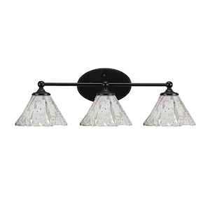 Capri - 3 Light Bath Bar-8 Inches Tall and 24 Inches Length - 1161004