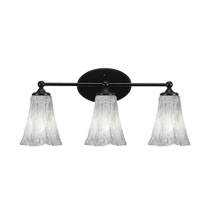 Capri - 3 Light Bath Bar-9.75 Inches Tall and 22.5 Inches Length - 1159265