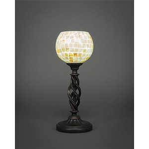 Elegante - 1 Light Mini Table Lamp-15 Inches Tall and 6 Inches Wide - 489996