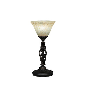 Elegante - 1 Light Mini Table Lamp-14 Inches Tall and 7 Inches Wide - 359256