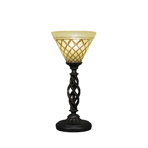 Elegante - 1 Light Mini Table Lamp-15 Inches Tall and 7 Inches Wide - 1219223