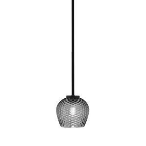 Sandia - 1 Light Stem Mini Pendant-6 Inch Tall and 6 Inch Wide - 1373478