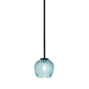 Sandia - 1 Light Stem Mini Pendant-6 Inch Tall and 7 Inch Wide - 1373479