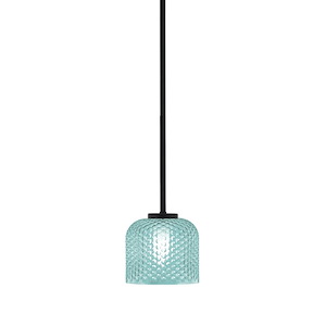 Sandia - 1 Light Stem Mini Pendant-6 Inch Tall and 7 Inch Wide - 1373481