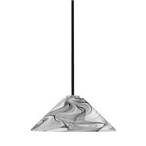 Sandia - 1 Light Stem Mini Pendant-6.75 Inch Tall and 16 Inch Wide - 1373465
