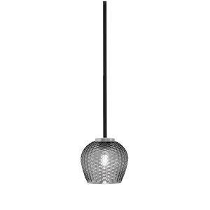 Sandia - 1 Light Stem Mini Pendant-6 Inch Tall and 6 Inch Wide - 1373493