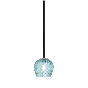Sandia - 1 Light Stem Mini Pendant-6 Inch Tall and 6 Inch Wide - 1373494