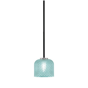 Sandia - 1 Light Stem Mini Pendant-6 Inch Tall and 6 Inch Wide - 1373496