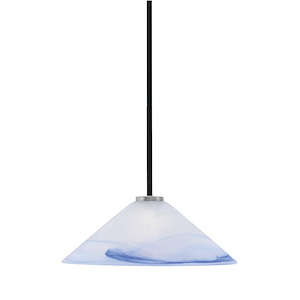 Sandia - 1 Light Stem Mini Pendant-6.25 Inch Tall and 16 Inch Wide - 1373459